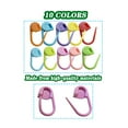 thumbnail image 3 of 120 Pcs Stitch Markers, 10 Colors Crochet Knitting Markers, Plastic Locking Crochet Stitch Markers for DIY Craft Sewing, Stitch Markers for Crocheting, Crochet Knitting Accessories Crochet Supplies, 3 of 6