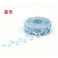 thumbnail image 5 of Ultrasonic Embossed Leaf ribbon Leaf Lace Decorative Strip Gift Box Packing Tape Olive Green Leaves Trim Ribbon, 5 of 5