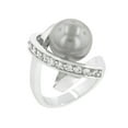 thumbnail image 4 of Jewelry Silvertone Knotted Simulated Pearl Ring, 4 of 6