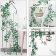 thumbnail image 4 of Paquete de 5 ramas de ratán de sauce sintético – Planta de sauce colgante de seda sintética, cuerda de corona verde para decoración de corona de fiesta de boda en interiores, decoración de jardín de pared al aire libre brillar Electrónica, 4 of 5