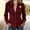 501#Wine, variant on Womens Tops Suede Fringe Western Shirts Long Sleeve Button Down Retro Blosue 2026 Tassel Motorcycle Suede Outwear