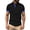 Black, variant on Bovxnpu Mens Short Sleeve T Shirts Men's Button Up Button Casual Fashion Daily Tops
