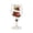 B, variant on 3D Christmas Wine Glasses, Cute Santa Claus 3D Christmas Glass Art Cup, Festive Glass Drinkware for Wine, Cocktails Holiday Table Decor Gift