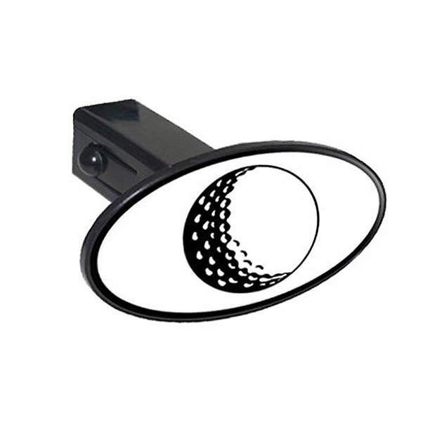 Golf Ball Sports Oval Tow Hitch Cover