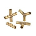 thumbnail image 2 of 10Pcs Brass Hose Barb 1/2" 1/4" 3/8" 5/16" Reducer Barbed Splicer Mender Joiner Fitting Fuel/Air/Water/Boat/Gas/Oil WOG, 2 of 6