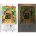 thumbnail image 2 of Caroline's Treasures SS4862CNL Bullmastiff Easter Eggtravaganza Ceramic Night Light, 6x4x3", multicolor, 2 of 2