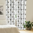 thumbnail image 2 of Ambesonne Alchemy Window Curtains, Witchcraft Magic Bottles, Each 28" W x 63" L, Sea Green Multicolor, 2 of 4