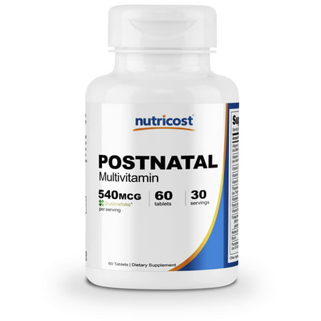 Nutricost Postnatal Multivitamin (60 Tablets) - Supports Healthy Muscles, Bones, Growth, and