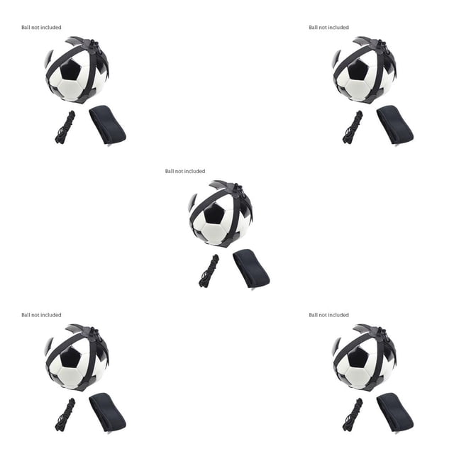 Greeniant Entrenadores de fútbol Cinturones de entrenamiento de fútbol Correas de práctica auxiliares ajustables para niños adultos, negro negro 5piezas