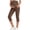 Brown, variant on Purcolt Womens Maternity Leggings Stretchy Over The Belly Workout Yoga Capris Buttery Soft Tummy Control Cropped Pregnancy Pants with Pockets