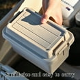 thumbnail image 6 of Btomtd Mini Outdoor Storage Box Desktop Storage Container for Camping BBQ Tools Condiments Bottle, Beige, 6 of 6