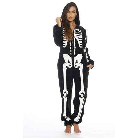

Just Love Adult Onesie Pumpkin Costume (Skeleton X-Small)