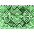 thumbnail image 1 of Ahgly Company Indoor Rectangle Persian Emerald Green Traditional Area Rugs, 4' x 6', 1 of 4
