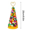 thumbnail image 3 of N Christmas Tree Diy Craft Kit For Kids Holiday Decoration Non-Woven Felt Sewing Project With Plastic Needle And Threads Handmade Ornament Desktop Decor 9.8 Inch Tall, 3 of 4