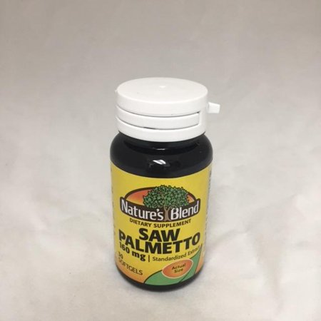 30ct Capsule - Nature's Blend Saw Palmetto Capsules, 160mg, 30ct 079854000078A516
