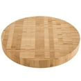 thumbnail image 2 of American Metalcraft B14 14" x 1 1/2" Bamboo Round Butcher Block Serving Board, 2 of 4