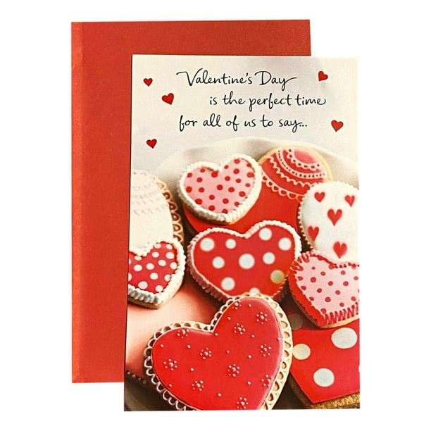 Valentine'S Day Greeting Card For Loved Ones, Friends And Family - Valentine'S  Day Is The Perfect Time For All Of Us To Say...; Heart - Walmart.Com
