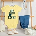 thumbnail image 3 of Big Cousin Rocks Cuz Relatives Romper Boys or Girls Infant Baby Brisco Brands NB, 3 of 6