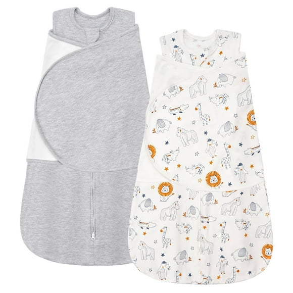 Saco de dormir para bebés ZIGJOY Swaddle, algodón, 1 tog, de 6 a 12 meses