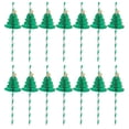 thumbnail image 3 of 50Pcs Creative Drinking Straws Christmas Tree Honeycomb Straws Party Favors, 3 of 8
