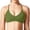 Army Green, variant on Women Wireless Bra Seamless Smooth Comfort Wirefree T Shirt Bra Red S