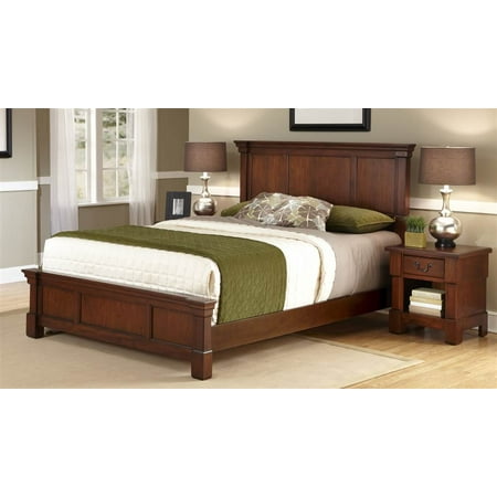 Customer Favorite 2 Pc King Bedroom Set In Cherry Accuweather Shop