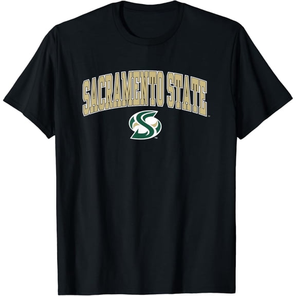 Sacramento State Hornets Arch Over T-Shirt BLACK Unisex S-5XL Hot Trending Shirt, Vintage Birthday Gift