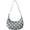 Pineapple-19, variant on Pineapple Nylon Crescent Bag for Women Men Trendy, Medium Crossbody Dumpling Bags with Adjustable Strap Lightweight Travel Shoulder Tote Half Moon Hobo Bag