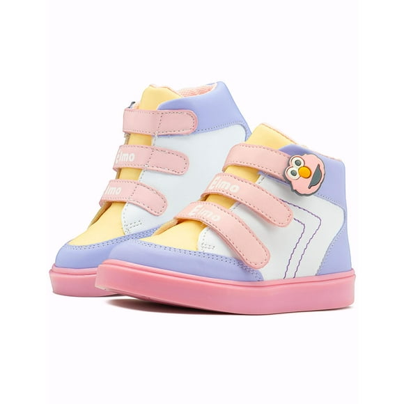 Tenis Bota Para Niña Karsten Plaza Sesamo Antiderrapante rosa 17.5