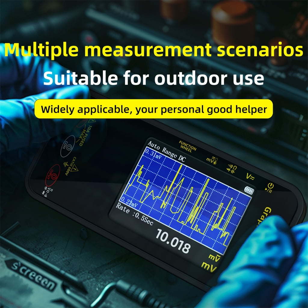 Zeiwohndc High Precisions Graphics Recording Digital Multimeter Large Screen Oscilloscope