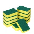 thumbnail image 5 of COM1950s Sponges Kitchen,Non-Scratch Cleaning Scrub Sponges,Dual-Sided Heavy Duty Kitchen Sponges for Dishes,Cleaning Household,Bathroom,Car Wash - Yellow (Pack of 14), 5 of 9
