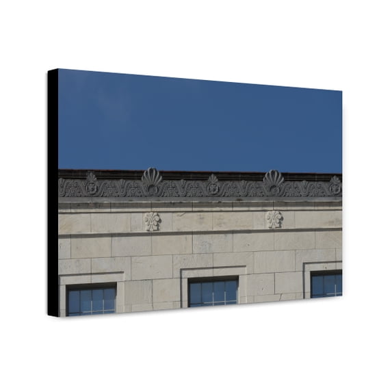 Canvas Print: Architectural Details. The Jack Brooks Federal Building In