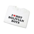 thumbnail image 3 of Bolivian Bolivia Wife Girlfriend Husband Sweatshirt Gifts Crew Neck Shirt, 3 of 3