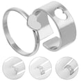 thumbnail image 4 of 2pcs Fashionable Rings Decorative Couple Rings Romantic Finger Rings Gifts, 4 of 8