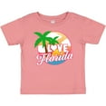 thumbnail image 3 of Inktastic I Love Florida with Ocean and Palm Trees Boys or Girls Baby T-Shirt, 3 of 5