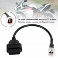 thumbnail image 2 of 4 Pin to OBD2 Cable Diagnostic Adapter Connector Fit For Yamaha R1 R6 MT09 AUS, 2 of 5