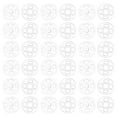 thumbnail image 1 of Weiweiguan 2 Bags Transparent Plastic Concealed Buttons Practical Clothes Snap Buttons, 1 of 6