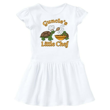 

Inktastic Guncle s Little Chef with Cute Turtles Gift Baby Girl Dress