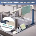 thumbnail image 3 of Creative Kitchen Sink Telescopic Storage Rack for Sponges Soap Dish Folding Dish Rack for Home(Green), 3 of 5