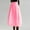 Pink, variant on Women Y2k Bubble Maxi Skirt High Elastic Waist A Line Long Skirt Casual Ruffle Pleated Midi Dress with Pockets S-XL