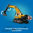 thumbnail image 6 of LEGO City Yellow Construction Excavator, Pretend Play Toy Digger for Kids Ages 8 and up, 60420, 6 of 8
