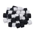 thumbnail image 1 of 50Pcs White Blank 16mm  Set Small Write On Wipe Off  with Stickers for Interactive Games Education, 1 of 7