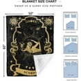 thumbnail image 4 of Scorpio Blanket 60"X50" Zodiac Gifts for Women Moon Constellation Throw Blanket Astrology Decor Witchy Leo Birthday Gifts Gothic Soft Blanket, 4 of 6