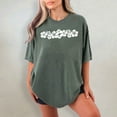 thumbnail image 6 of Comfort Colors Hibiscus Flower T-Shirt - Oversized Boho Hawaii Beach Tee for Women, Summer Vacation Shirt, 6 of 8