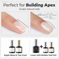 thumbnail image 4 of shiyou-Builder Nail Gel with Gel Top and Base Coat, 3Pcs Gel Nail Kit for Nail Thickening Apex Building Nail Extension Rhinestone Gel Nail Glue, LED Nail Lamp Cured, 4 of 4