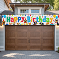 thumbnail image 5 of Colorful Happy Birthday Dog Theme Party Banner Backdrop Decorations with Balloons Background for Celebrations Kids Parties Supplies Events, 5 of 7