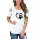 thumbnail image 2 of Guardurnaity - Camiseta de manga corta con cuello y hombros descubiertos para mujer Prendas para la parte del cuerpo Blanco SG Guardurnaity AP002172-24, 2 of 3