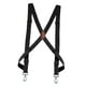 thumbnail image 5 of Tirantes Fernando en forma de X ajustables para hombre y mujer negro, 5 of 8