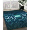 thumbnail image 3 of Ahgly Company Machine Washable Indoor Rectangle Transitional Blue Area Rugs, 5' x 8', 3 of 7