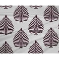 thumbnail image 4 of oneOone Polyester Lycra Maroon Fabric Floral & Flying Swan Block Sewing Material Print Fabric By The Yard 56 Inch Wide, 4 of 4